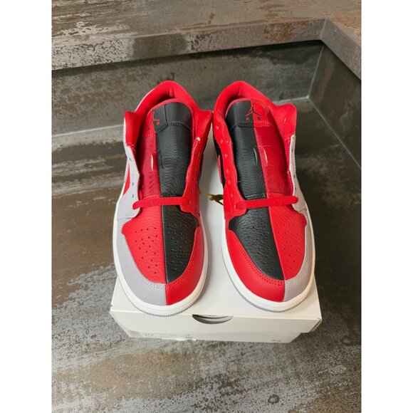 Women's Jordan 1 Low SE Homage Split Gym Red Cement Grey Size 10- DR0502-600 - Picture 3 of 10